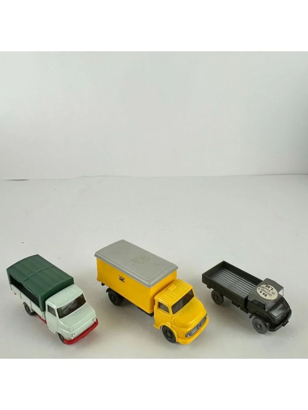 Vintage Wiking Plastic Lot Box Truck Unimog S Verdeck Germany